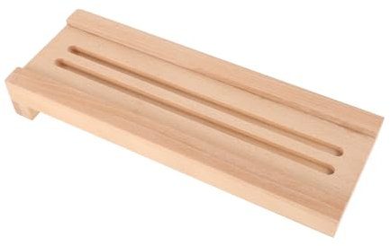 ABOOFAN Plantilla De Moldes De Chopsticks De Madera Para Manualidades Molde Natural Para Fabricar Palillos De Madera Herramienta De Artesanía Diseño De Ranuras Para Creaciones