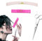 FENQURO 3 Pcs Utensili da Taglio per Capelli,Strumento di Taglio dei Capelli per Frangia,Tagliare i Capelli Clip,Casa Fai da Te Parrucchiere, con Forbici, per Bangs, Strati E Split Ends