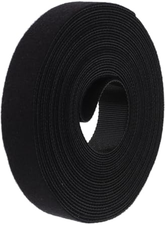 PAMINGONO Hook and Loop Cable Strap Strong Fastening Cord Organizer for Power and Data Cables Reusable Wire Management Strap with Secure Hold and Storage