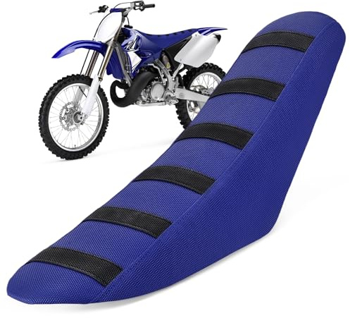 Cubierta de asiento universal para moto Motocross para la mayoría de Dirt Bike CRF KXF RM YZ YZF KLX 125 250 150 200 250 350 450 Dirt Pit Bike - Azul