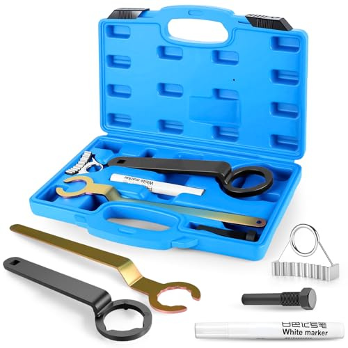 Ghekkli - Kit de herramientas de ajuste del motor, herramienta de cadena distribución, para motores VAG EA211 1.4T/1.4/1.5/1.6, compatible con VW Audi, Golf VII, Jetta, Seat