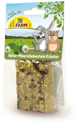JR FARM Natur-Minerallehmstein Kräuter 100 g