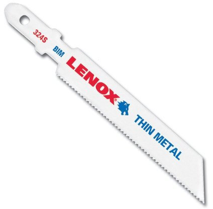 Lenox 20303-BT324S - Hojas de sierra de calar (3 pulgadas, 24 TPI, corte de metal, vástago en T, bimetálico)