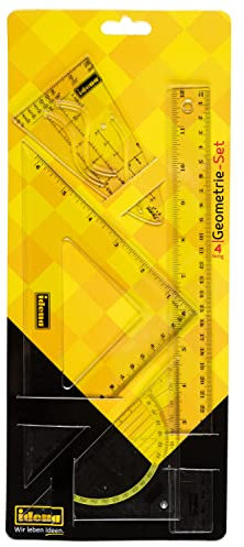 Idena 602202 - Geo-Set 4-teilig, 30 cm mit Parabel