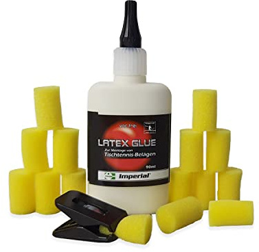 Imperial Latex Glue - VOC-frei (90 ml) - Tischtennis Belagkleber | Kleber für Tischtennis Beläge | Lösungsmittelfrei | TT-Spezial - Schütt Tischtennis