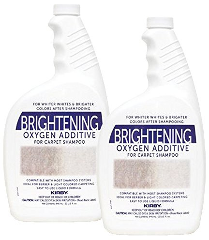 Kirby 32oz. Brightening Oxygen Additive for carpet shampoo (2 bottles) Genuine