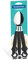 Juego de Cucharas de Mesa color Negro, 3 Piezas, Ipanema - Tramontina