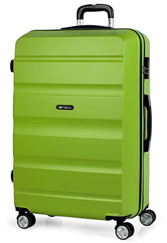 ITACA - Großer Koffer, Koffer Hartschale Und Koffer Mit Rollen Für Komfortable Reisen Mit Stabiler Bauweise, Modernem Design Und Sicherem Transport Zahlenschloss ., Pistaziengrün