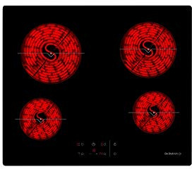 De Dietrich DPV7650B plaque Noir Intégré Plaque avec zone à induction - Plaques (Noir, Intégré, Plaque avec zone à induction, 1200 W, Rond, 14,5 cm)