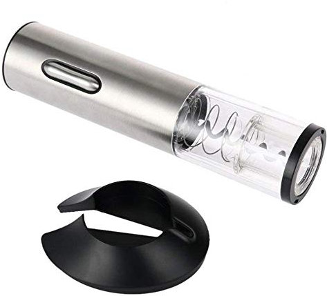 YSYPET Apribottiglie automatico cavatappi con tagliacapsule USB ricaricabile uno (argento)