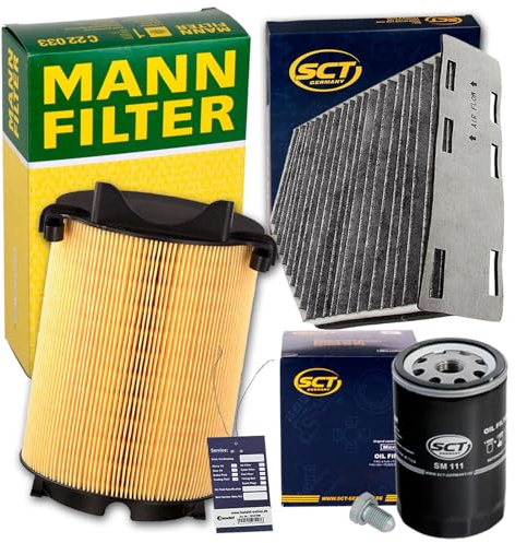 Filterset Inspektionspaket 1.6+2.0 | SM111,(OC264)+SAK166+C14130+1113800100+MN1801 für 1T Passat Golf 5 6 A3 8P