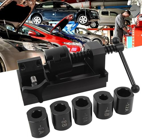 WEISHENG Drill Press Accessories Kit, Vise, 5 Bracket Hose Oil Cooling Pipe Connect for 4AN 6AN 8AN 10AN 12AN, Drill Press Vice, Milling Table, Stand, Benchtop Drill Presses