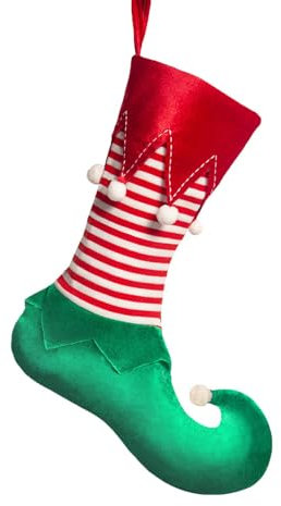 RTYUSWL Weihnachtsstrümpfe, Weihnachts-Samt-Hängestrümpfe, Weihnachtssocken, Doppelseitige Kamin-Hängestrümpfe, Geschenke, Haltetasche für Weihnachtsfeier, Dekoration, Winter, Neujahr,