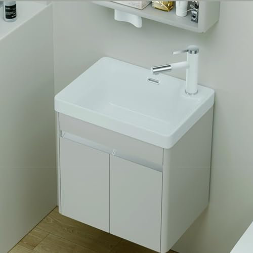 Lavatoio ceramica，lavatoio esterno，vasca da bagno o lavelli da cucina，cucina lavello completo,Con mobile in acciaio inossidabile, con rubinetto estraibile, adatto per cucina, esterno, bagno, toilette,