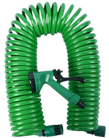 Kit Tubo Da Giardino, Tubo Da Giardino Della Bobina Per Innaffiare E Irrigare Piccole Superfici, Pompa Estensibile Fino A 10 M, Diametro 9 Mm (10 Metri)