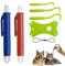 Venprodium 6 Pezzi Pinzette per Zecche Set con Ganci per Zecche e Scheda con Lente, Pinza per Zecche, Pinzette per la Rimozione dei Parassiti, Pulci Pinze per Gatti, Cani, Animali e Umani
