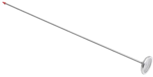ROMISBABA 1pezzi Termometro Per Terreni Con Estesa in Acciaio Resistente Misuratore Temperatura Compost Per Giardinaggio e Uso Professionale Strumento Compatto e Facile Da Pulire Per Monitor