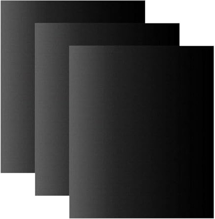 Alfombrillas para barbacoa – Alfombrilla para parrilla de pizza | Alfombrillas para hornear refrigerador | Juego de alfombrillas reutilizables para parrilla | 3 piezas de accesorios para parrillas de