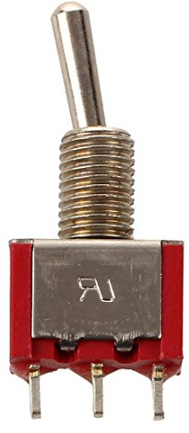 Bosiyrggrl 2 x AC 120V/5A 250V/2A 3 Broches Interrupteur unipolaire bidirectionnel a bascule