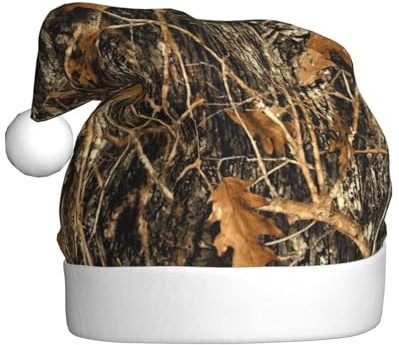 VCzsdff Herbst-Camoflauge-Druck, Unisex, Erwachsene, jährliche Zeremonie, 1 Stück, Weihnachts-Stirnbänder, Dekoration, Weihnachtsbaum, Schneemann, Weihnachtsmannmütze