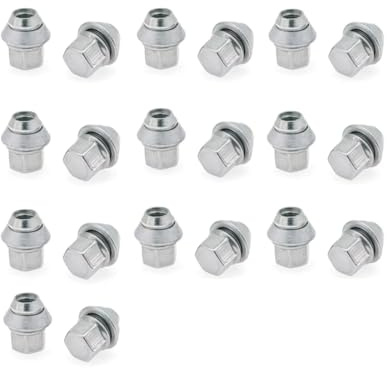 Radschrauben Radbolzen Kompatibel Mit Ford Für Focus 1998–2018 Für Fiesta 1995–2012 Für C-Max 2003–2017 20-teilig 19 Mm Radmutter Radbolzen Reifenmutter Stahl Rad