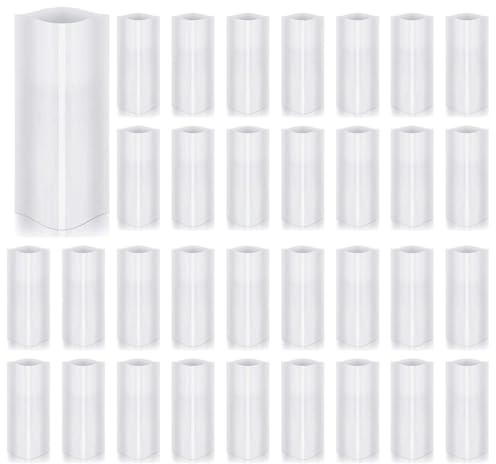 Janasiba 210 pezzi sublimazione pellicola termoretraibile 5X10 trasferimento di foglio termoretraibile pellicola termoretraibile sacchetto bianco pellicola termoretraibile nastri per tazze