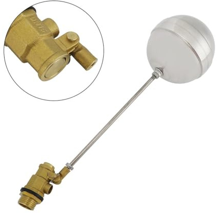 EpheyFIF 1/2 Valvola a sfera galleggiante con filettatura maschio Sensore acqua in acciaio inossidabile a sfera galleggiante