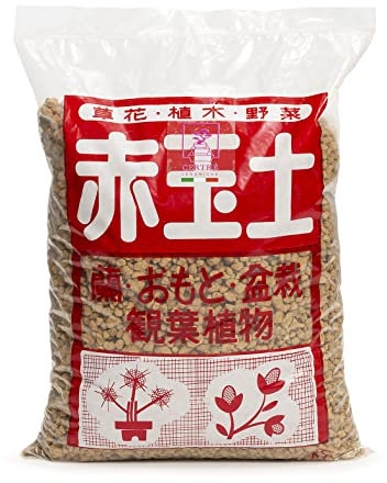 CERTRE Bonsai Soil, Medium-Fine Grain 3-7 mm, 2 Liters (Akadama Ibaraky Plant Soil, Japan)