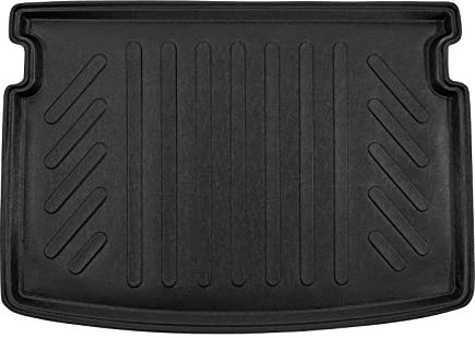 J&J AUTOMOTIVE | Tapis De Coffre sur Mesure pour Golf 7 Depuis 2012-2019 5P., Étage Supérieur, Berlina Noir Antidérapant Bord Haut Toutes Saisons Adapté Animaux de Compagnie