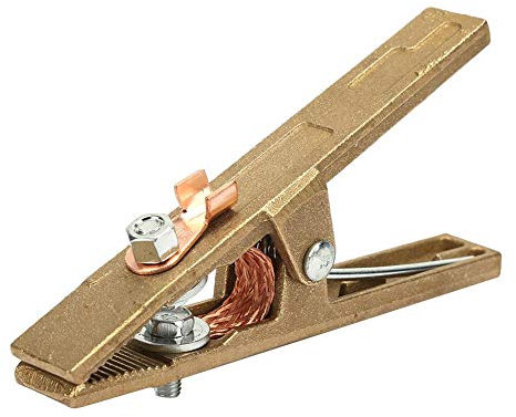 Pinza de Soldadura de Cocodrilo Latón A Abrazadera de Soldadura a Tierra de Cable a Tierra para Máquina de Soldar(300A)