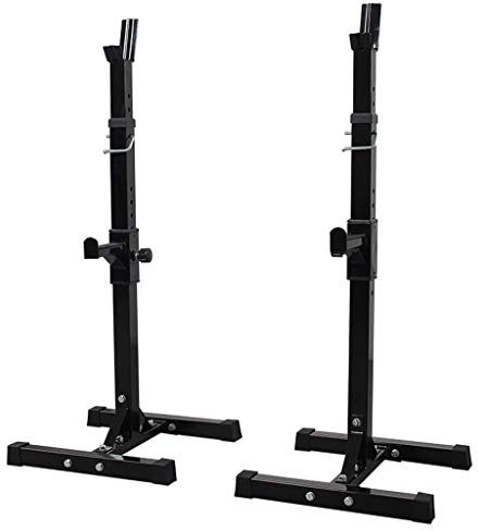 Hantelbänke Squat Rack Bankdrücken Multifunktionsregal Einstellbare Halterung Home Indoor-Fitnessstudio Krafttrainingsstand Herren Fitness Langhantel Rack Regale