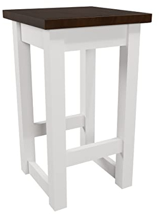 Magnetisk Möbel Barstol Massivt Trä Sitthöjd 60 cm Valnöt Lastkapacitet 110 Kg Fotstöd Inuti Utvändig Barstol Motpall
