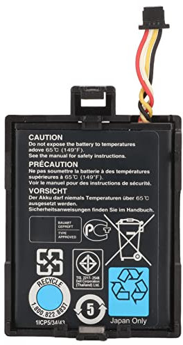 VBESTLIFE Contrôleur de Raid Batterie au Lithium-ION T40JJ 70K80 3.7V 1.8Wh 500mAh pour Dell PERC Raid H710 H710P H730 H810 H830, pour PowerEdge M620 R320 R420 R520 R620 R720