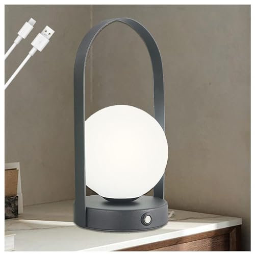 ARTSIM Dimmerabile Luce Notturna, Luce per Lettura Libri a Letto 2000mah Con Type-C E Dimmerazione a Sfioramento, Lampade Da Comodino Per Camere Da Letto E Camerette,A