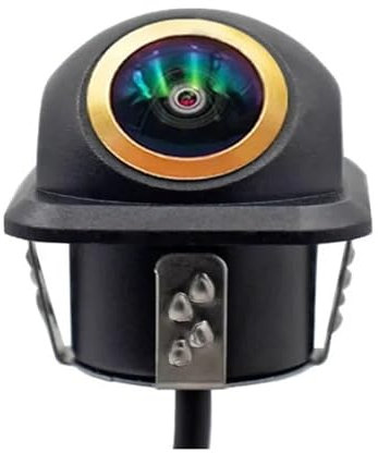 Auto Rückfahrkamera Für DVD-Monitor Fisheye 1080P CVBS HD AHD CCD Fahrzeug Nachtsicht Rückansicht Reverse Parkplatz Schwarz Auto Kamera Back Up Auto-Kamera(AHD CVBS 1080P)