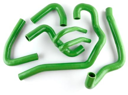 MKKDYC Refrigerante Manguitos Compatible con Peugeot 106 para GT1 Manguera De Agua De Silicona para Radiador Mangueras De Radiador De Motor De Coche Manguera De Radiador De Agua(Green)