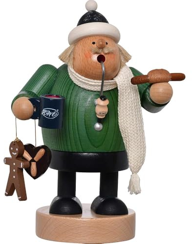KWO Räuchermännchen Weihnachtsmarktbesucher - 20 cm