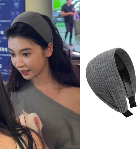 Fascia per Capelli da Donna in Tinta Unita alla Moda Ampia Tinta Unita