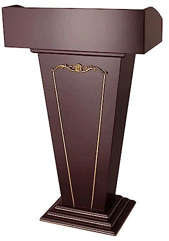 WOTZOV Rednerpult Holz Podium Ständer Schwere Rednerpulte Kanzeln für Kirchen Schullehrer Podien Büro Konferenz Rednerpulte Mode