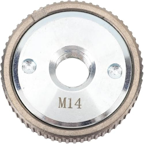Zohino Écrou à libération rapide M14 pour meuleuse d'angle - Écrou de serrage de rechange - Verrouillage rapide - Support de fixation