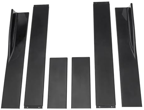 Seitenschweller Rocker Extension 86,6“ Für F10 F11 Seitenschweller Verlängerung Schweller Splitter 523i 528i 530i 530d 535i 550i Für M5 2011-2017 Autozubehör Lippe spoiler(Black)