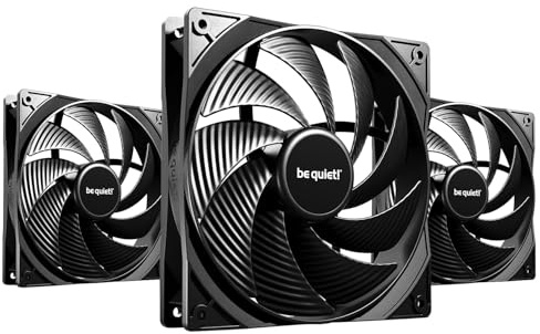 be quiet! Pure Wings 3 140mm PWM high-speed, 3 included, speed-regulating closed loop motor, high top-end speed, low minimum rpm, optimized fan frame, newly designed fan blades
