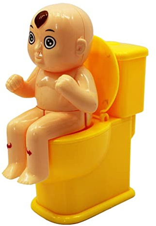 Kodxylytix Children Tricky Shooting Water Sitting On The Toilet Men Kids Children