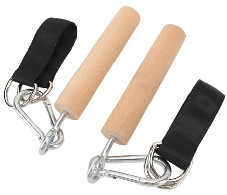 BONKZEBU Bärbara Pull Up Handtag Grip Slitstarkt Multifunktions Träningshandtag för Inomhus Utomhus Greppstyrka för Klättrare