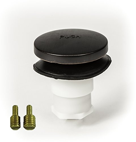 Universal Toe Touch (Tip Toe, Foot Actuated) Bath Tub/Bathtub Drain Stopper Includes 3/8 and 5/16 Fittings