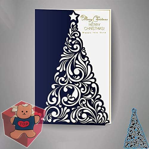 Weihnachtsbaum-Stanzformen für Kartenherstellung, Weihnachtsbaum-Stanzformen, Schablonen für DIY, Scrapbooking, Fotoalbum, dekorative Prägepapier-Stanzformen für Kartenherstellung