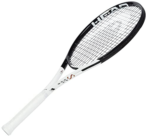 Head Speed Tennisschläger MP 2022, 4-1/4 Zoll Griffgröße, Weiß/Schwarz