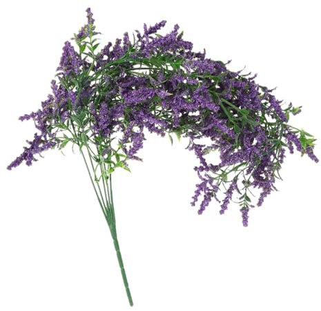 Holibanna Künstlicher Lavendel Kunststoff Hängende Blume Simulation Wandbehang Deko Für Wohnzimmer Zuhause Romantische Dekoration