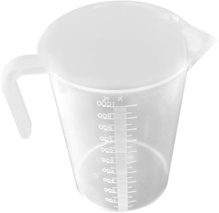 Alipis 2pcs Fish Tank Measuring Cup Aquarium Scale Cup for Accurate Liquid Measurement Non- Grip for Water Changes and Fish Feeding Capacity