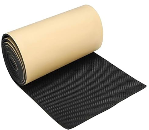 Garage Wall Protector Foam, 4MM EVA Foam Roll Ultra Thick Self Adhesive Foam Sheets Wall Padding Collision Closed Cell Foam Pad Car Insulation Heat Mat, 200 x 20 CM